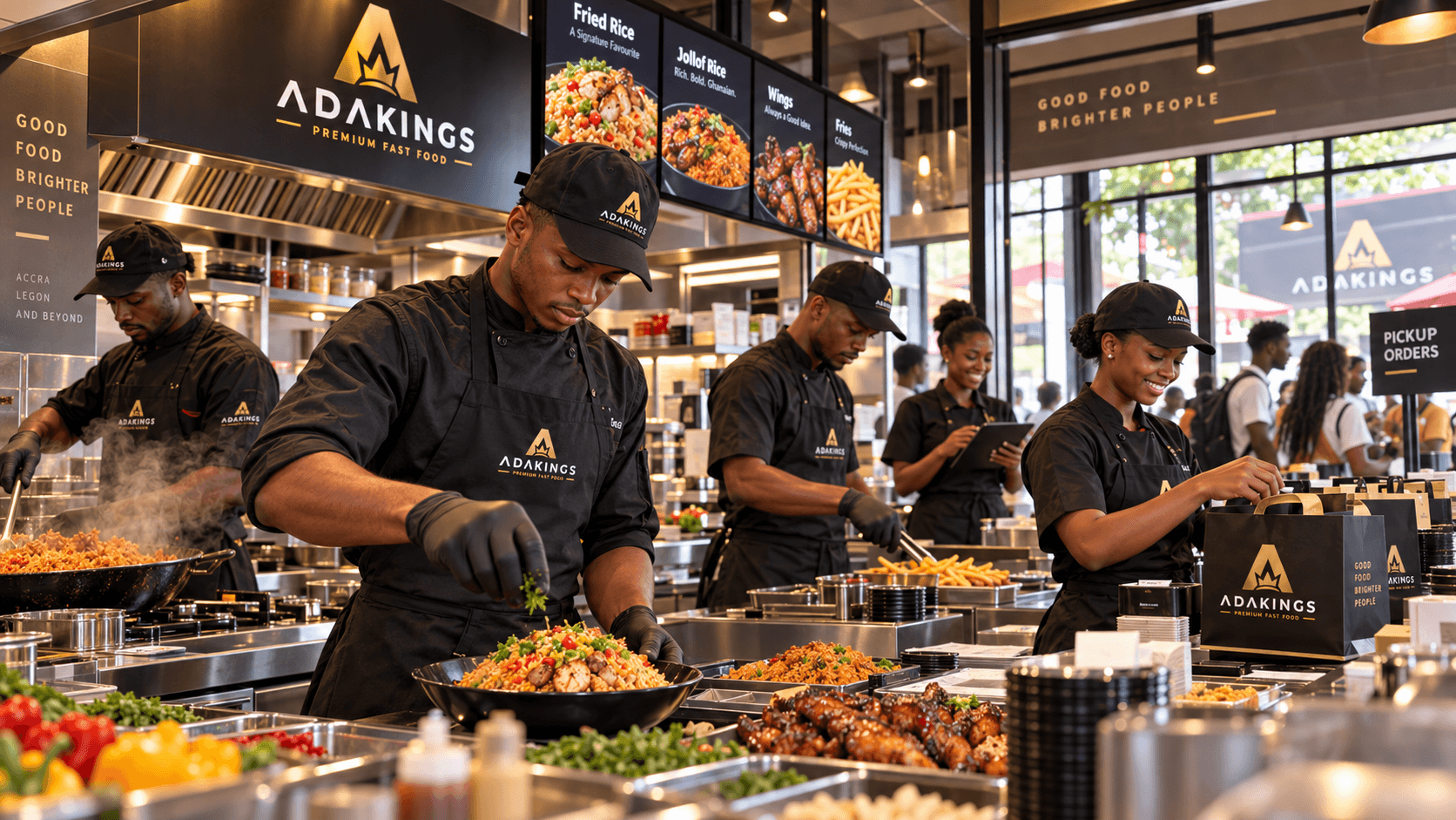 The Adakings team at work